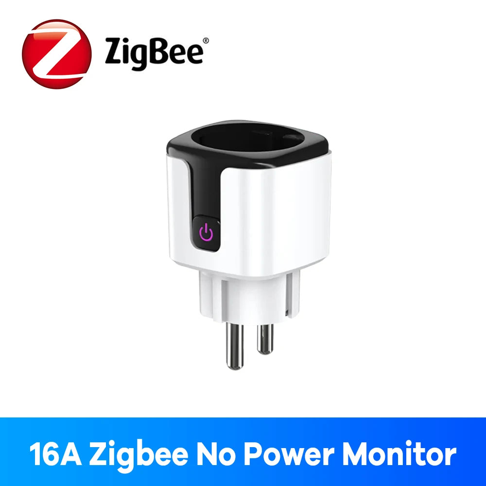 Zigbee enchufe inteligente 16A 20A enchufe de la UE Monitor de energía Alexa Google Home Control de grupo BSD33 para enchufes eléctricos con Zigbee Hub